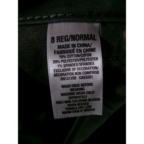 Aeropostale Jeans Women 8 Gray Ankle Jegging Mid Rise Dark Wash Minimal Preppy - Picture 9 of 16